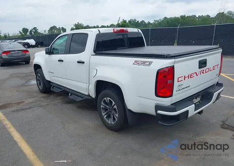 2021 Chevrolet Colorado 4Wd Short Box Z71 из США, поврежденный, VIN 1GCGTDEN2M1137748